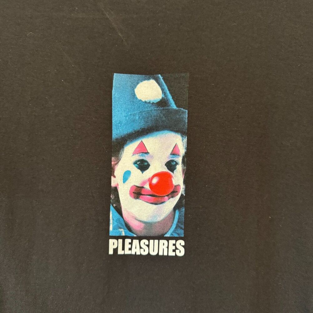 Pleasures Men Black Clown Graphic T-Shirt Size Small - Picture 3 of 5